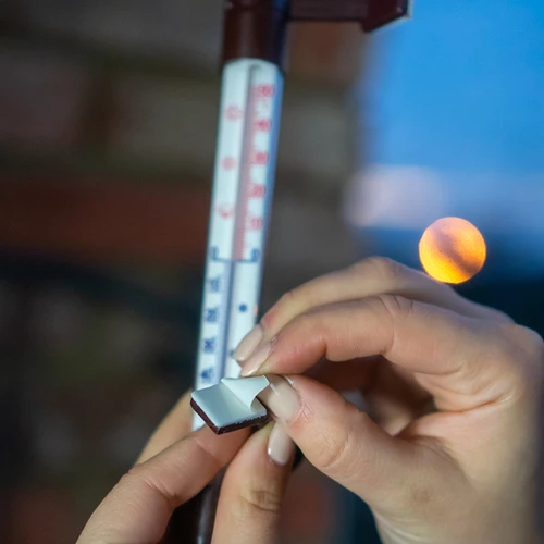 Termometru exterior maro (-50°C până la +50°C) 18cm - 6
