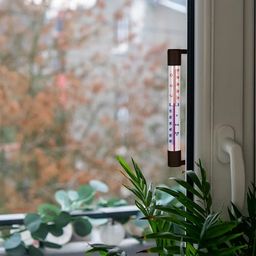 Termometru exterior maro (-50°C până la +50°C) 18cm - 7