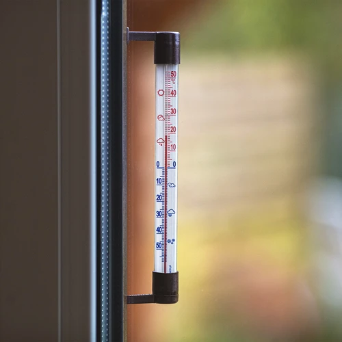 Termometru exterior maro (-50°C până la +50°C) 22cm - 6