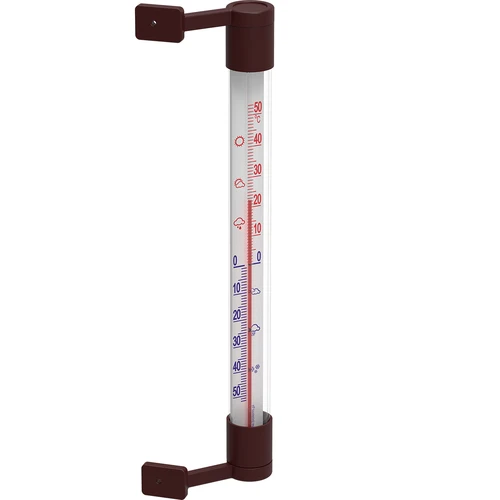 Termometru exterior maro (-50°C până la +50°C) 22cm - 2