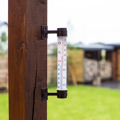 Termometru exterior maro (-50°C până la +50°C) 27cm - 2