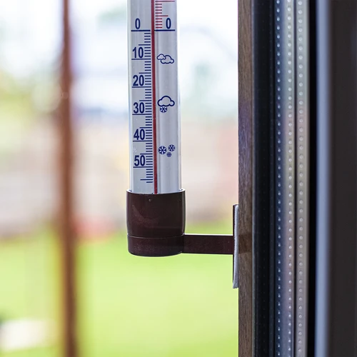 Termometru exterior maro (-60°C până la +50°C) 23cm - 4