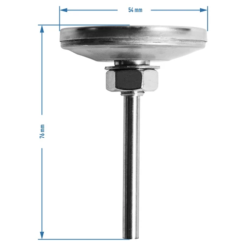 Termometru pentru afumătoare și BBQ (0°C până la +250°C) 5,2cm - 8
