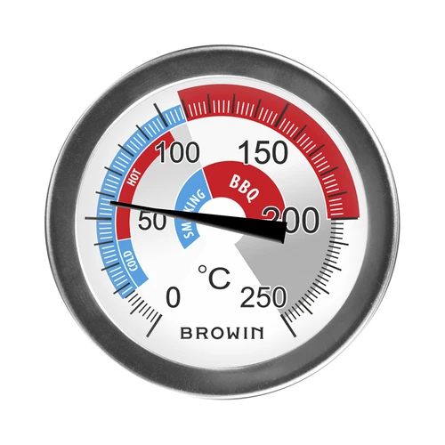 Termometru pentru afumătoare și BBQ (0°C până la +250°C) 5,7cm - 2