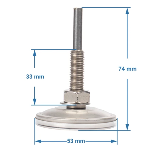 Termometru pentru afumătoare și BBQ (0°C până la +250°C) 6,0cm - 5