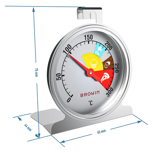 Termometru pentru cuptor (0°C până la +300°C) Ø4,4cm - 6