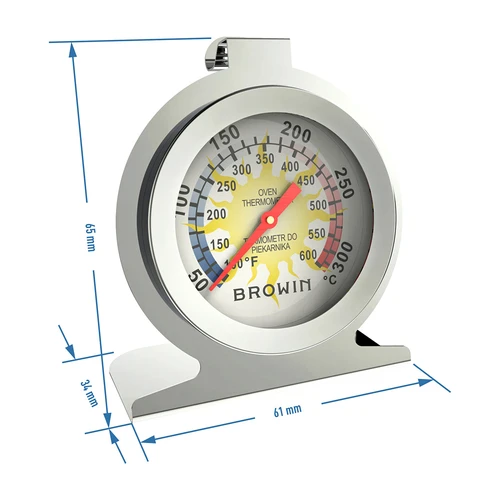 Termometru pentru cuptor (50°C până la +300°C) Ø6,1cm - 3