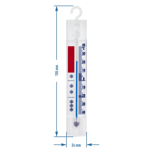 Termometru pentru frigidere și congelatoare (-40°C până la +40°C) 15cm - 3