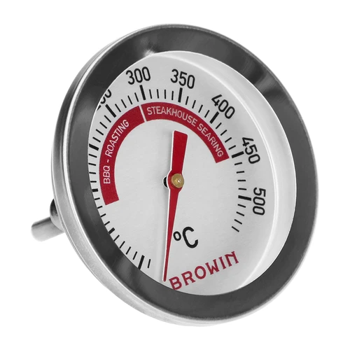 Termometru pentru grătar și BBQ, de la 50 la +500°C, bimetalic, 5,3cm