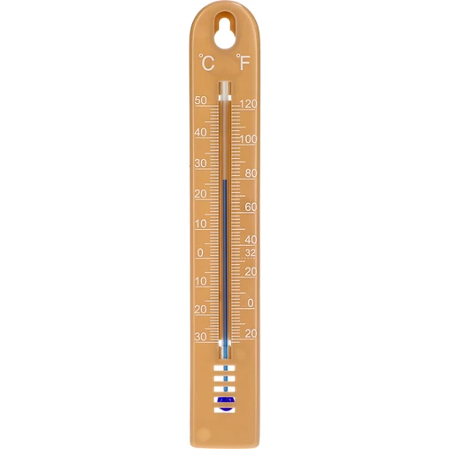 Termometru universal (-30 până la +50°C), 17 cm, maro deschis