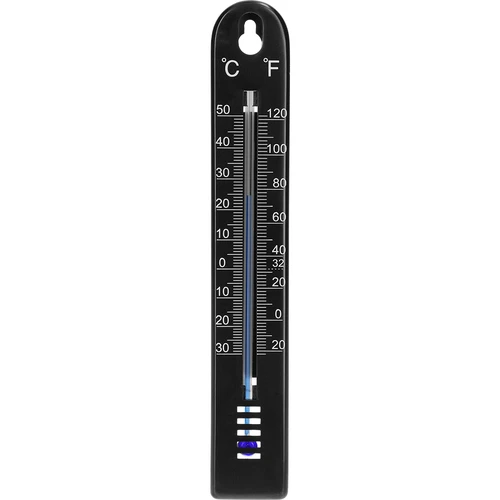 Termometru universal (-30 până la +50°C), 17 cm, negru