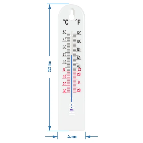 Termometru universal alb (-30°C până la +50°C) 20cm - 2