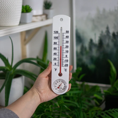 Termometru universal alb cu higrometru (-20°C până la +50°C) 25cm - 3