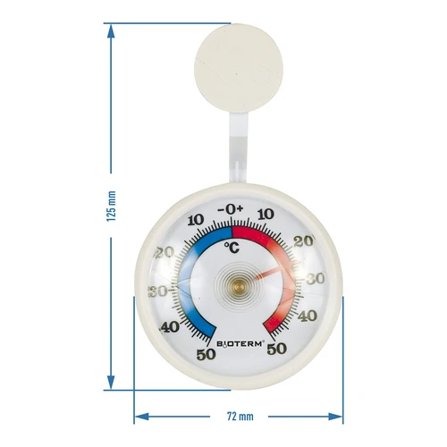 Termometru universal, autoadeziv (-50°C până la +50°C) Ø 7,2cm - 2