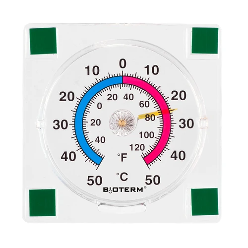 Termometru universal transparent, autoadeziv (-50°C până la +50°C)