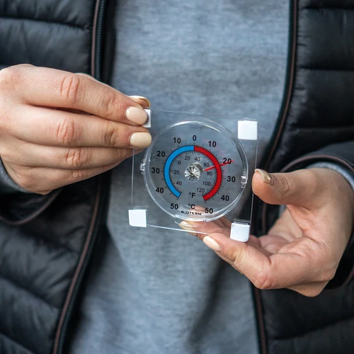 Termometru universal transparent, autoadeziv (-50°C până la +50°C) - 5