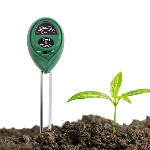 Tester substrat 3 în 1 - pH, umiditate, insolație - 5