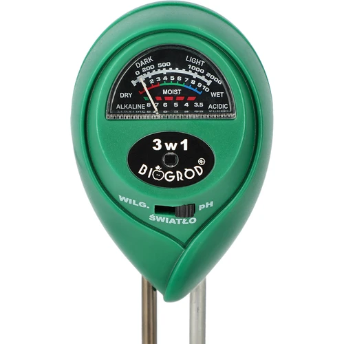 Tester substrat 3 în 1 - pH, umiditate, insolație - 2