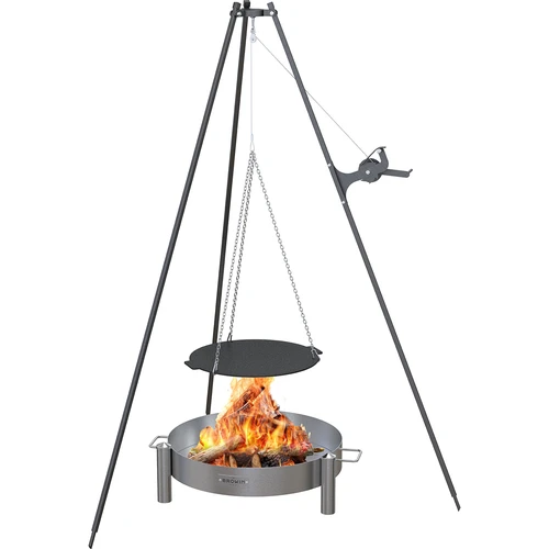 Tigaie grill, din fontă, fi 44 cm - 12