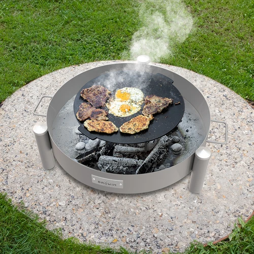 Tigaie grill, din fontă, fi 44 cm - 13