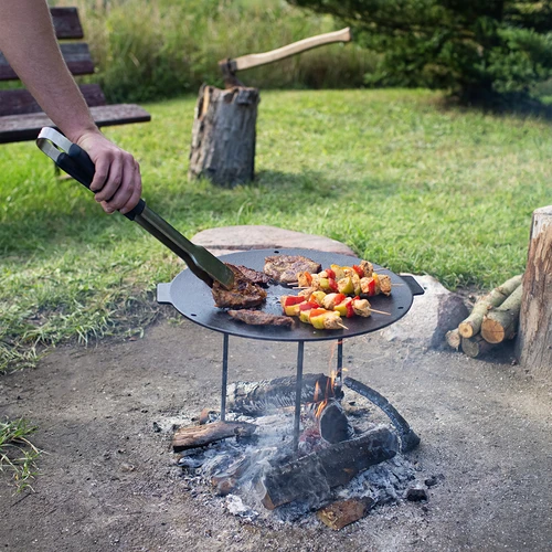 Tigaie grill, din fontă, fi 44 cm - 15