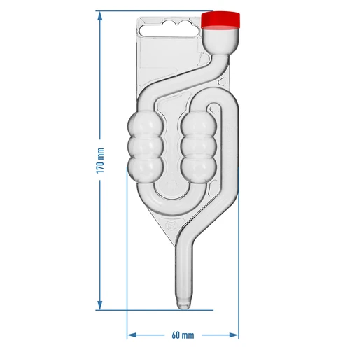 Tub de fermentare cu 6 camere și dop de protecție - 3