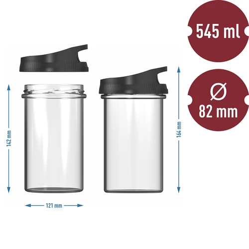 Șuncar din sticlă pentru 450 g - 9