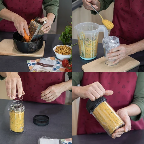 Șuncar din sticlă - set DUO, pentru 2 x 450 g - 13