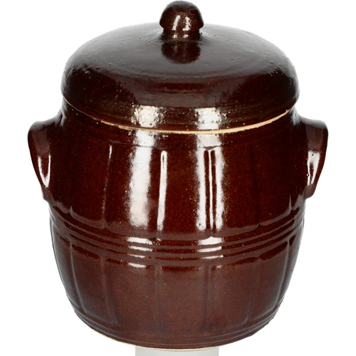 Butoi din ceramică (gresie) 4,5 L cu capac