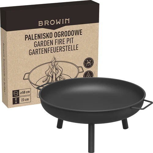 Vatră de grădină Ø58 cm, rotundă, tip bol - 8
