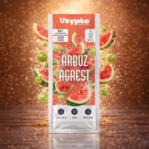 VSYPTO, aromă Pepene roșu & Agrișe, 9 g - 5