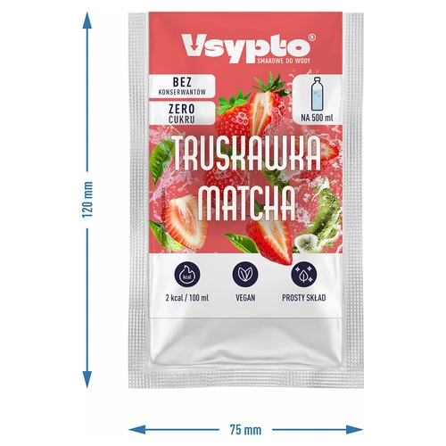 VSYPTO cu aromă Căpșună Matcha, 3 g - 4