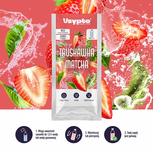 VSYPTO cu aromă de Căpșună & Matcha, 9 g - 6