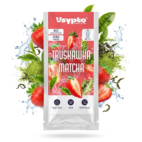 VSYPTO cu aromă de Căpșună & Matcha, 9 g