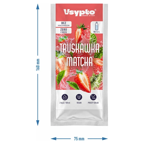 VSYPTO cu aromă de Căpșună & Matcha, 9 g - 4
