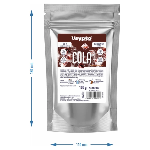 VSYPTO cu aromă de Cola, 100g - 5