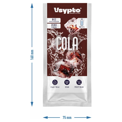 VSYPTO cu aromă de cola - praf aromat pentru apă, 9 g - 4