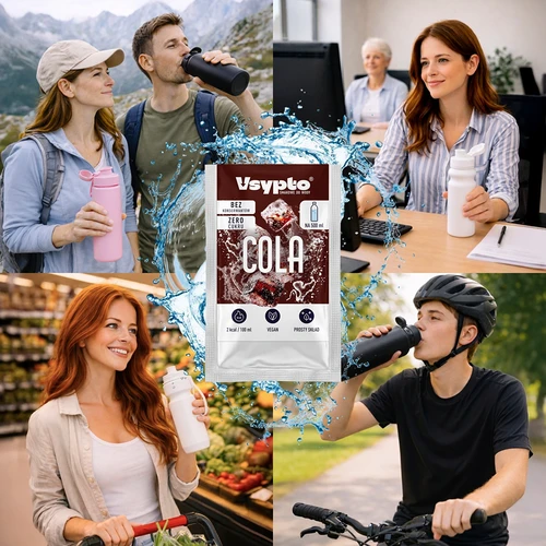 VSYPTO cu aromă de cola – pudră aromată pentru apă, 3 g - 8
