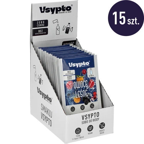 VSYPTO cu aromă de fructe de pădure, 3 g - 10