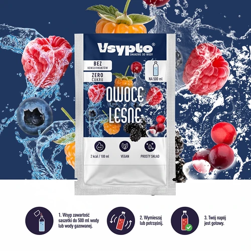 VSYPTO cu aromă de fructe de pădure, 3 g - 6