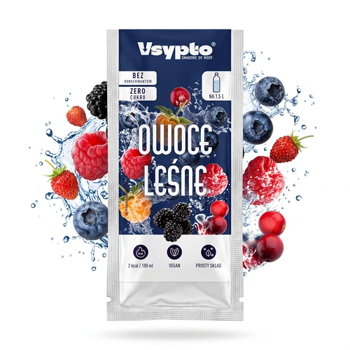 Vsypto cu aromă de fructe de pădure, 9 g