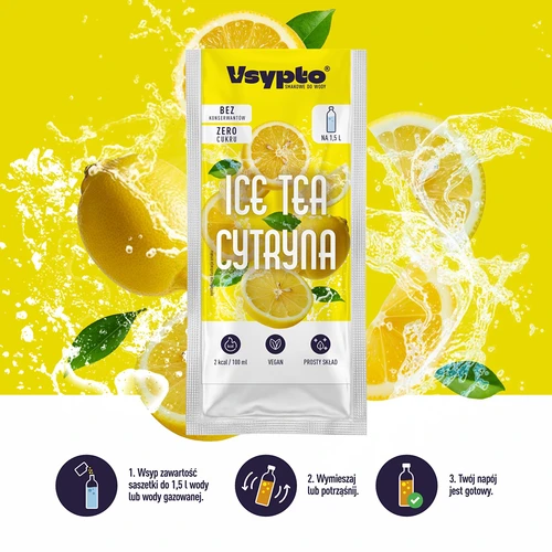 VSYPTO cu aromă de Ice Tea Lămâie, 9 g - 6