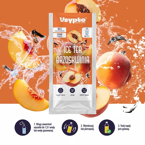 VSYPTO cu aromă de Ice Tea Piersică, 9 g - 6