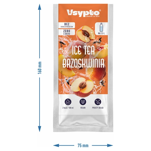 VSYPTO cu aromă de Ice Tea Piersică, 9 g - 4
