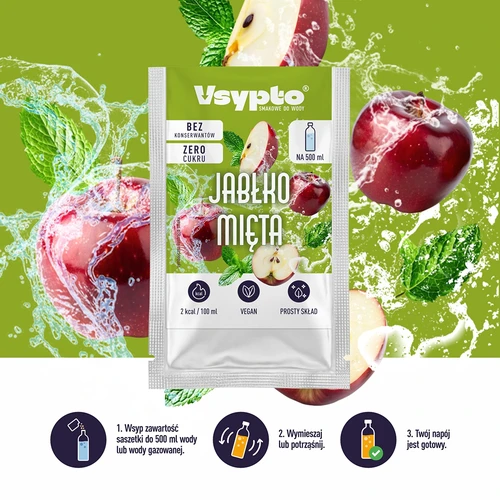 VSYPTO cu aromă de Măr și Mentă, 3 g - 6