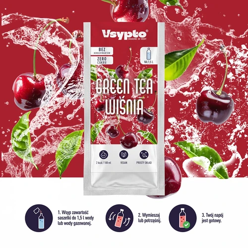 VSYPTO cu aromă Green Tea Vișină, 9 g - 6