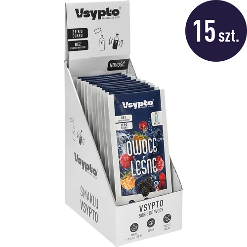 Vsypto Fructe de pădure - set 15 x 9 g - 2