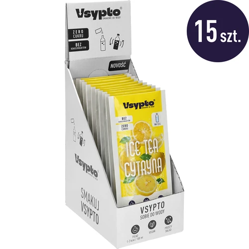 Vsypto Ice Tea Lămâie - set 15x9g - 2