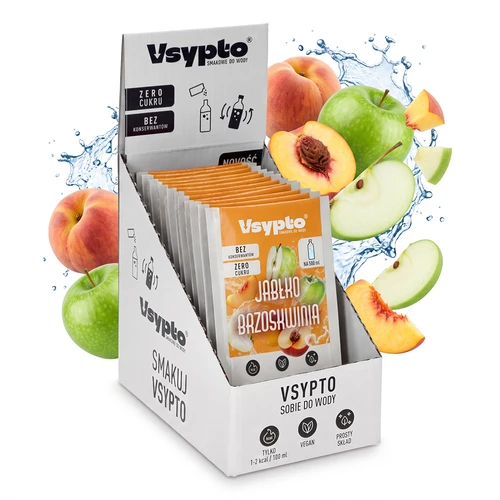 Vsypto Măr Piersică - set 15 x 3 g