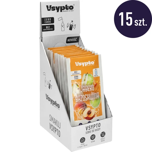 Vsypto Măr Piersică - set 15x9g - 2